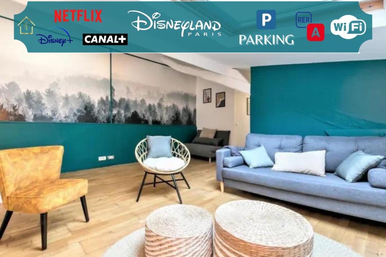 Apartamento Mickey'S Gateway N4 Pour 6 Votre Refuge Familial Montévrain Exterior foto